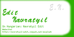 edit navratyil business card